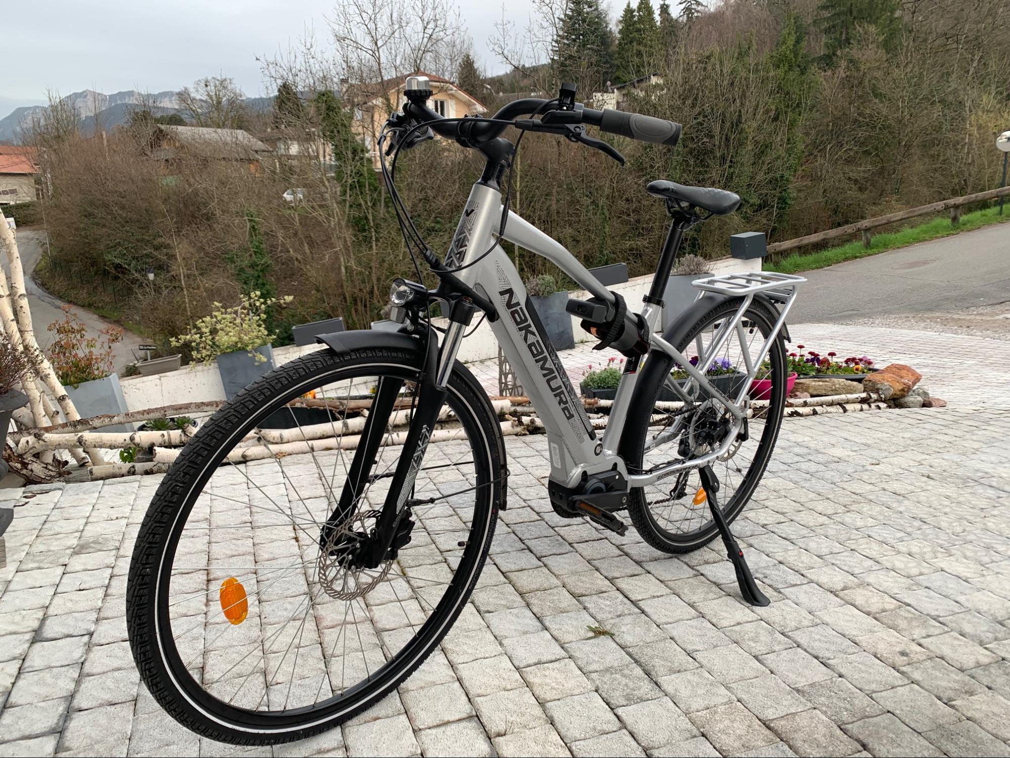 un velo electrique dont veloval a fait l'entretien chez son proprietaire a Evian